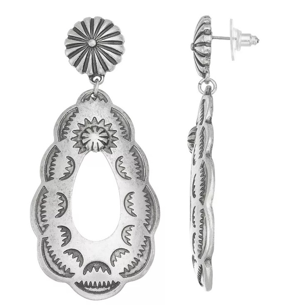 Western Teardrop Earrings